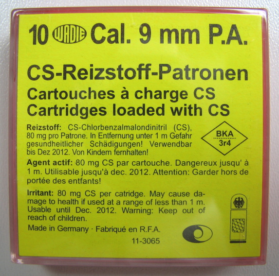 foto N�BOJKA/WD 9mm PA CS PARALYZUJ�C�